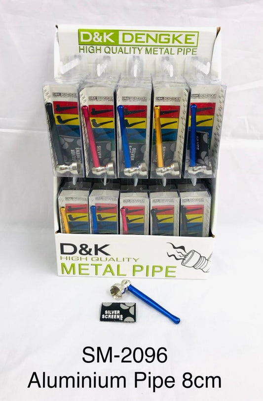 Aluminium metal pipe 8cm (pack of 48)