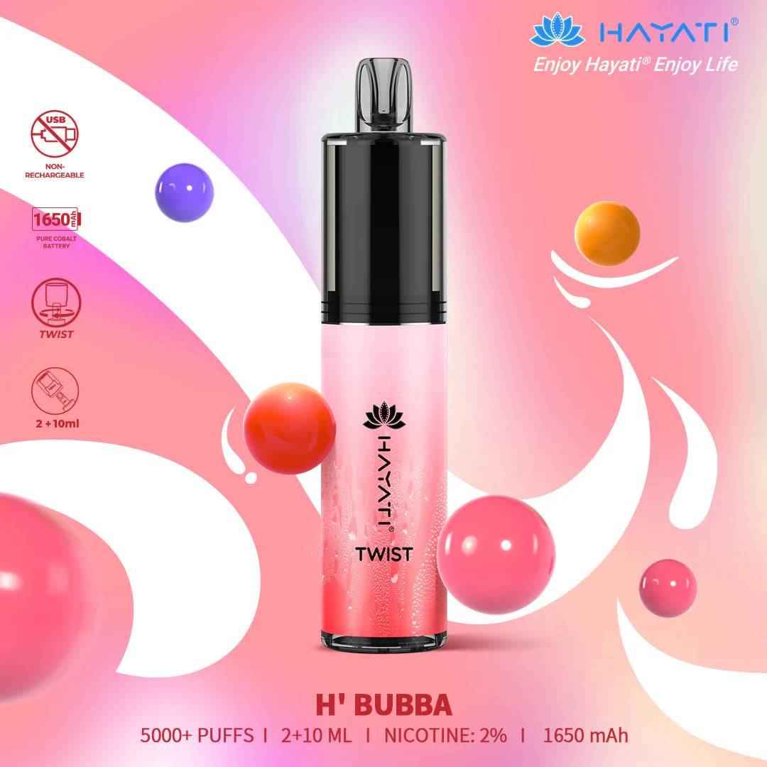 Hayati twist 5000k puffs x5