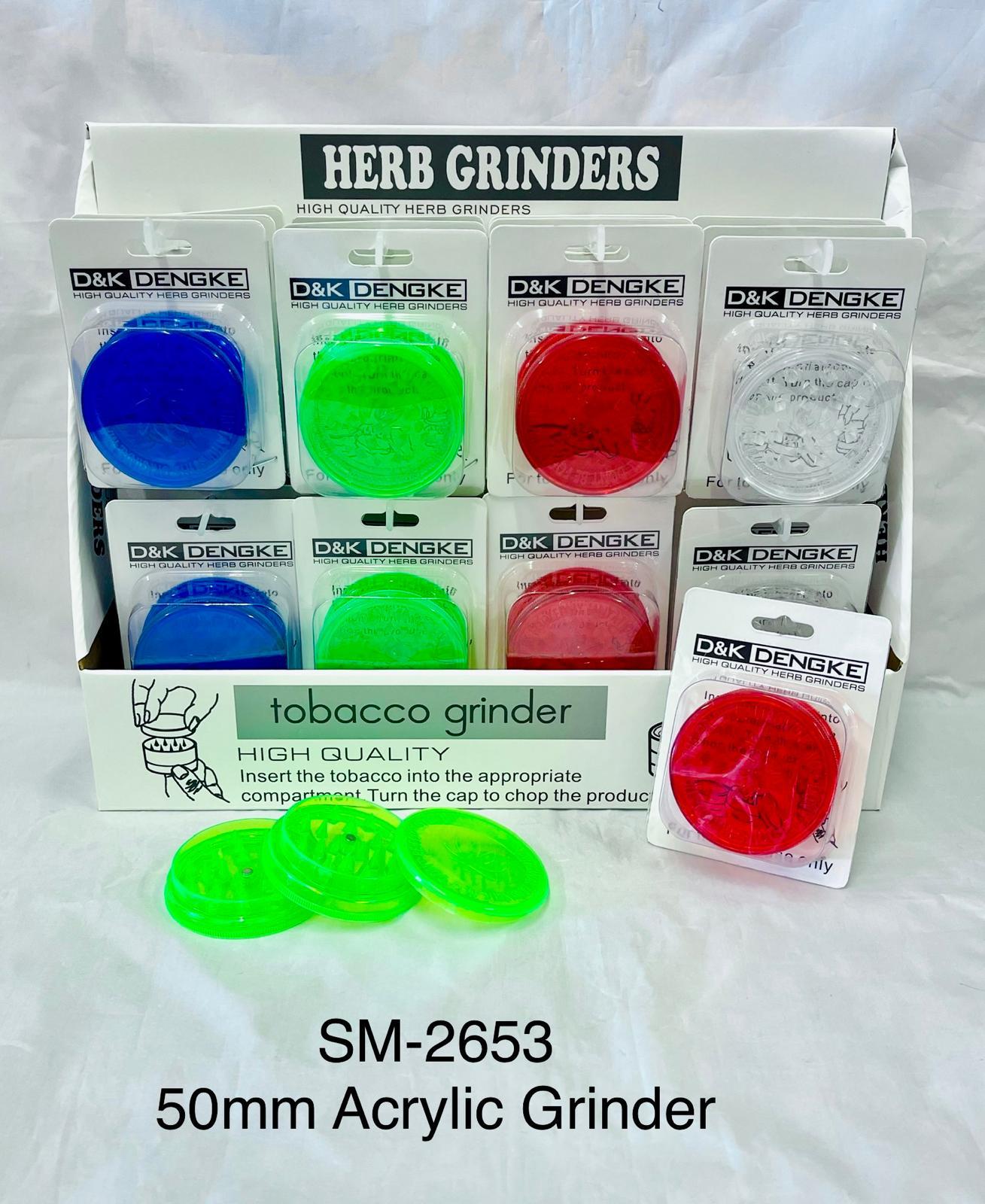 Acrylic grinder 50mm (pack of 24)