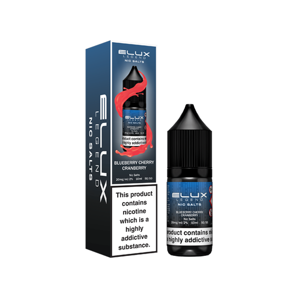 10 & 20mg Elux Legend 10ml Nic Salts (50VG/50PG)