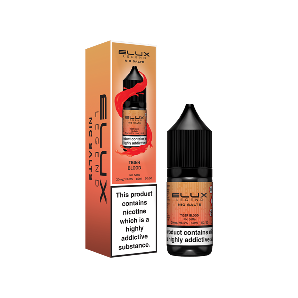 10 & 20mg Elux Legend 10ml Nic Salts (50VG/50PG)