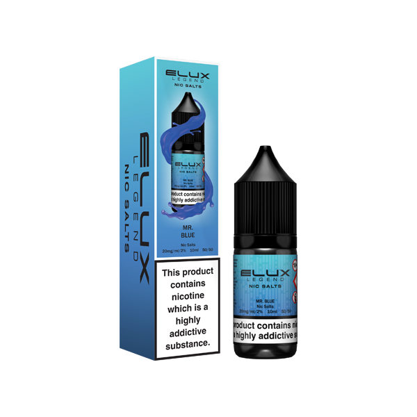10 & 20mg Elux Legend 10ml Nic Salts (50VG/50PG)