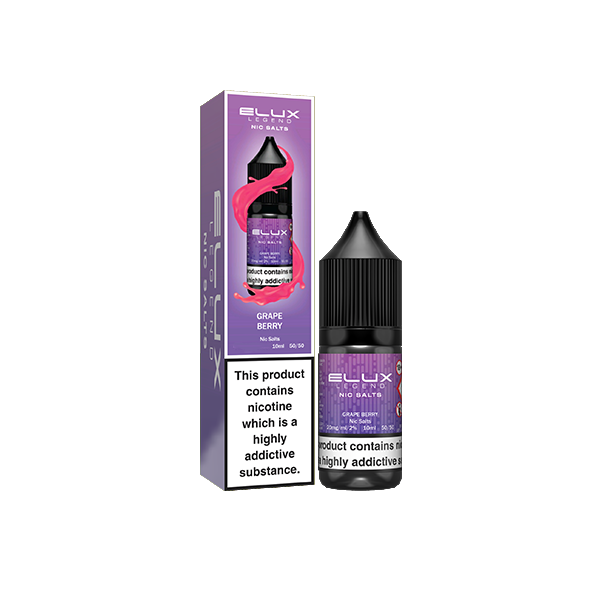 10 & 20mg Elux Legend 10ml Nic Salts (50VG/50PG)