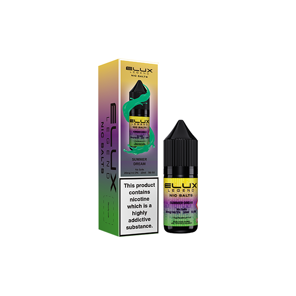 10 & 20mg Elux Legend 10ml Nic Salts (50VG/50PG)