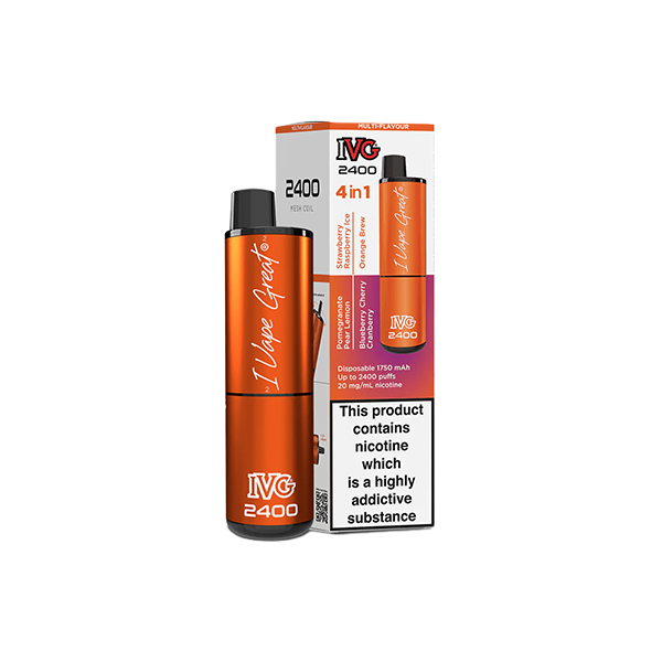 IVG 2400 Disposable Vapes 2400 Puffs - 4 in 1 Multi-Edition From