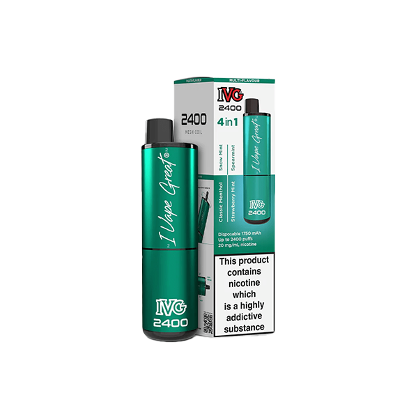 IVG 2400 Disposable Vapes 2400 Puffs - 4 in 1 Multi-Edition From