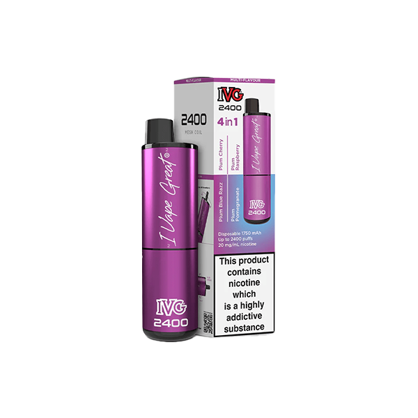 IVG 2400 Disposable Vapes 2400 Puffs - 4 in 1 Multi-Edition From