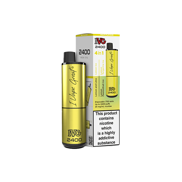 IVG 2400 Disposable Vapes 2400 Puffs - 4 in 1 Multi-Edition From