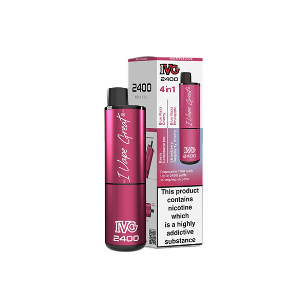 IVG 2400 Disposable Vapes 2400 Puffs - 4 in 1 Multi-Edition From