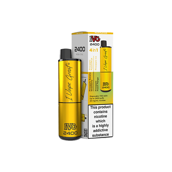 IVG 2400 Disposable Vapes 2400 Puffs - 4 in 1 Multi-Edition From