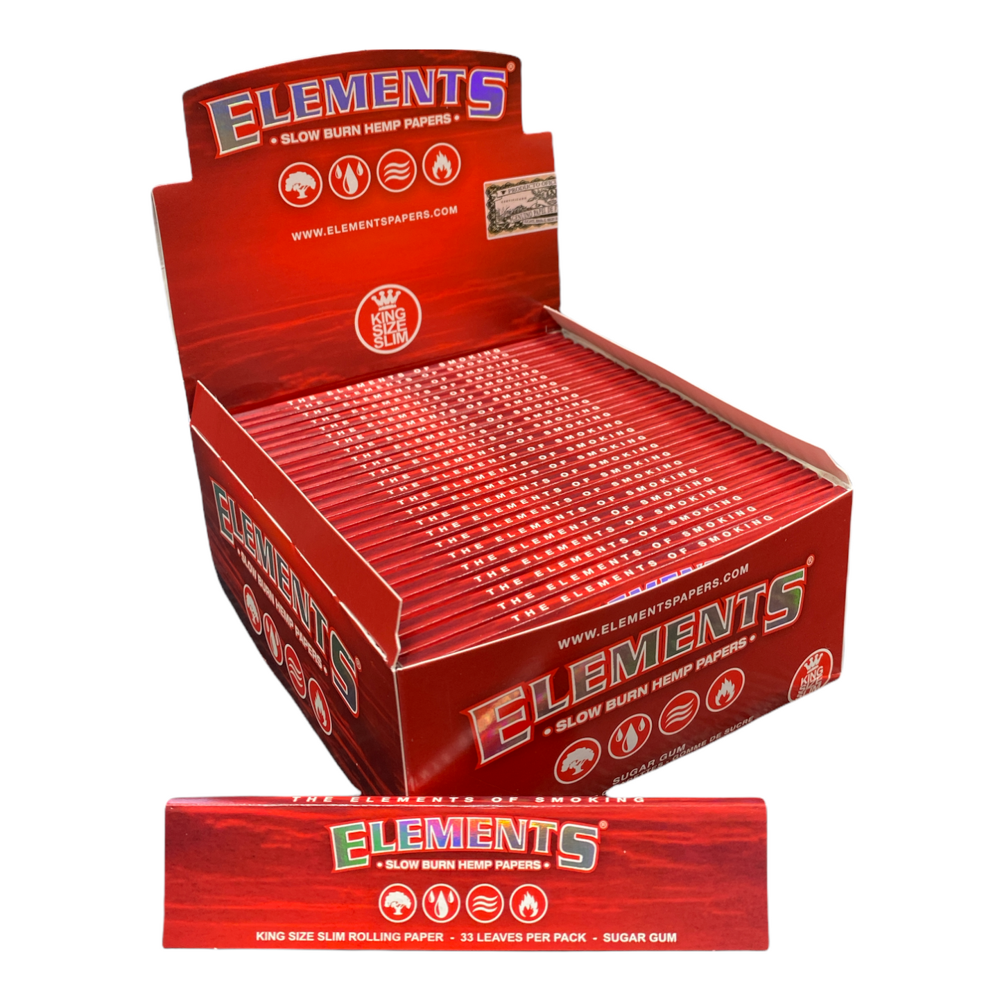 Elements Red king size