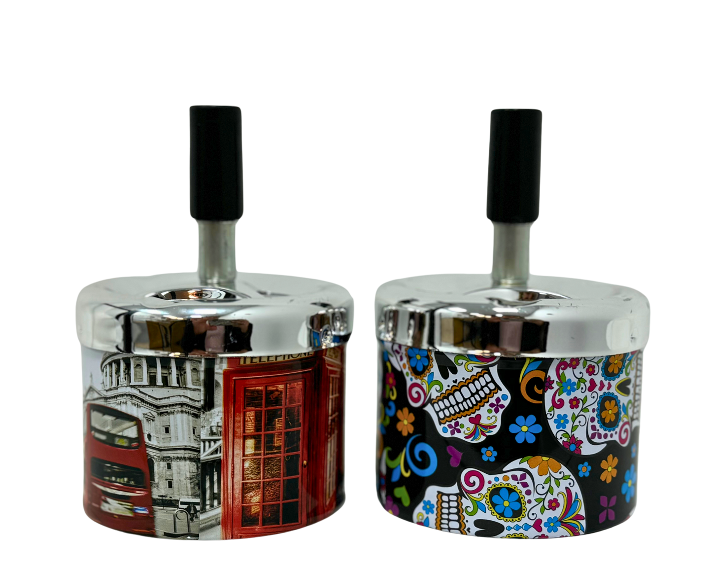 Metal ashtrays small