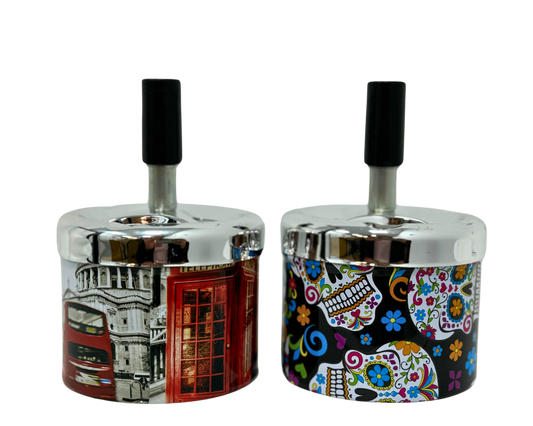 Metal ashtrays small