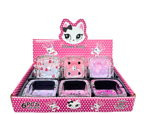 Stoner kitty glass ashtray