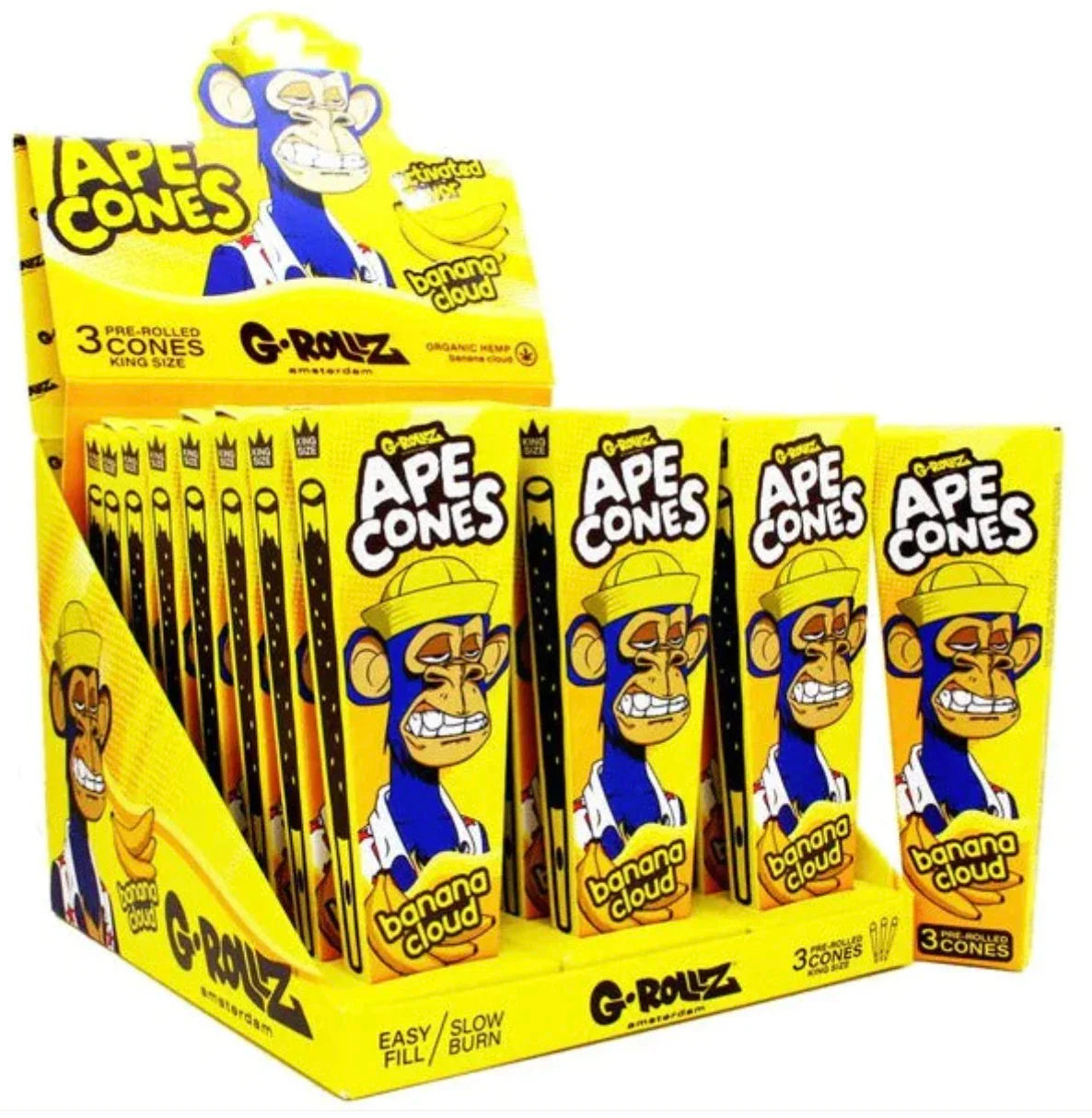 g-rollz ape cones banana cloud