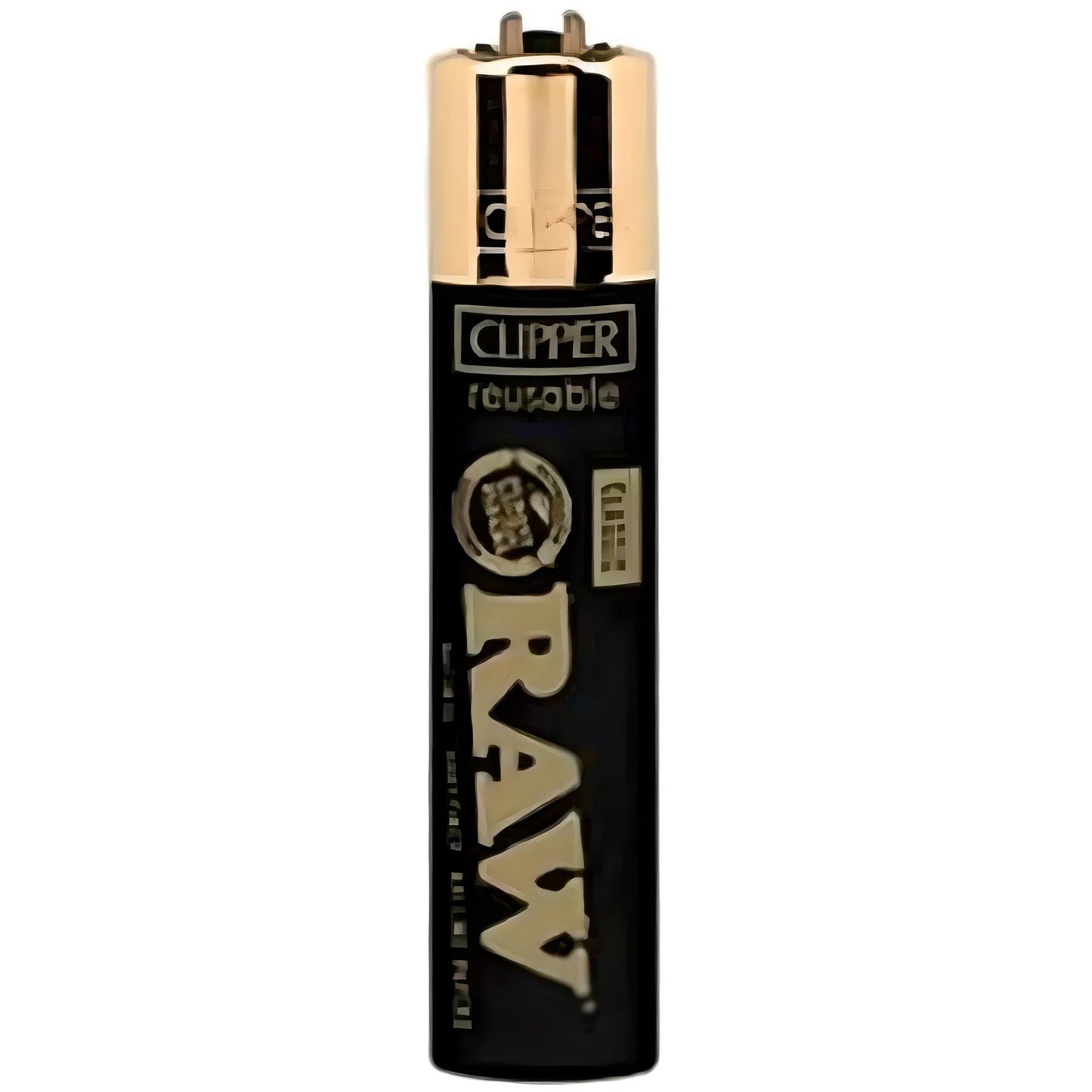 raw clipper black gold top