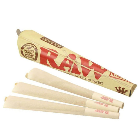 Raw Organic pre-rolled cones -32 x 3 packs