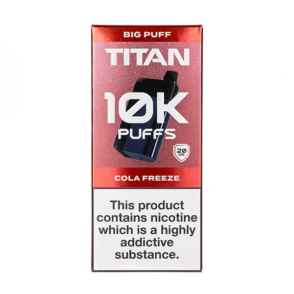 Titan 10k disposable vape x5