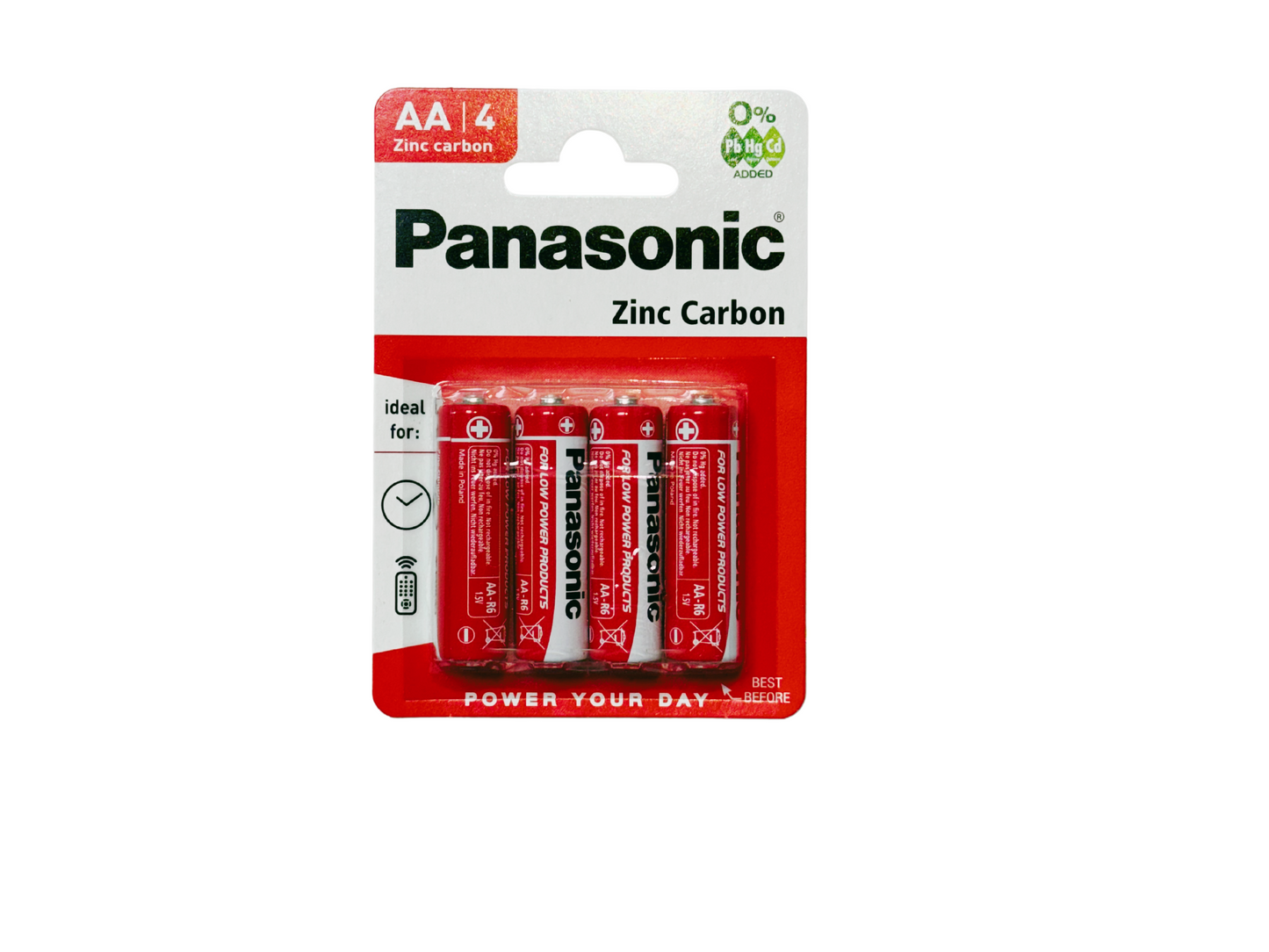 Panasonic AA batteries 12 x 4 pack in a box