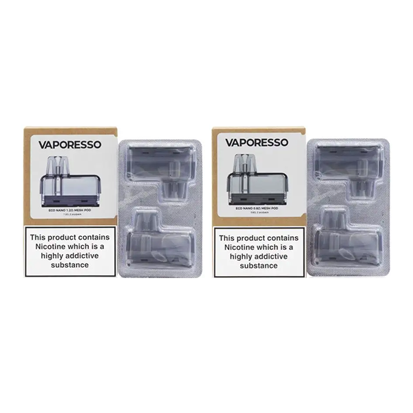 Vaporesso Eco Nano Replacement Pod (0.8Ω/1.2Ω) 2pack
