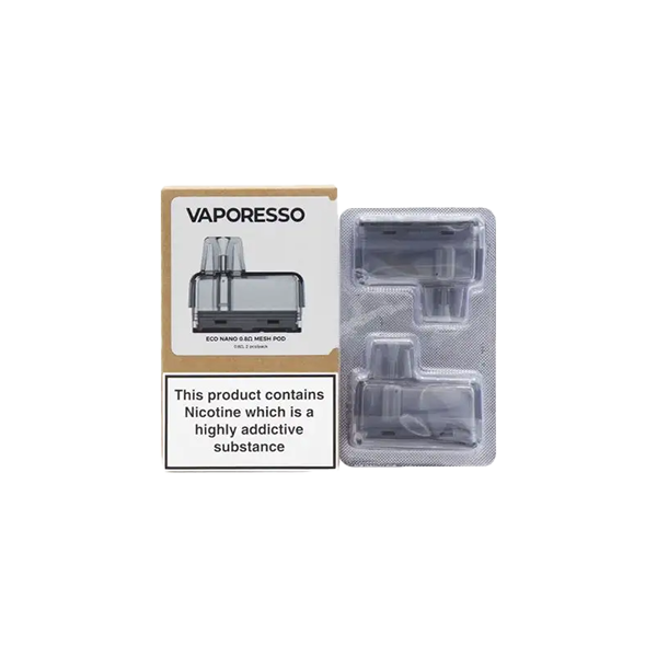 Vaporesso Eco Nano Replacement Pod (0.8Ω/1.2Ω) 2pack