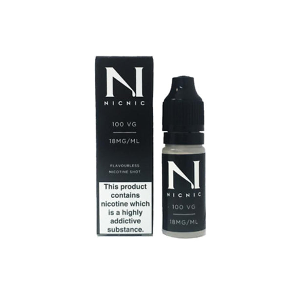 18mg NIC NIC Nicotine Shot 10ml 100VG