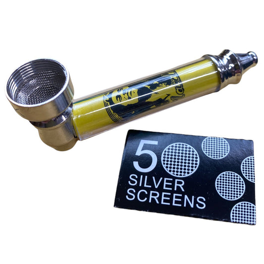 Metal Pipe pack of 12