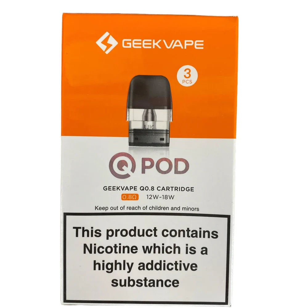 Geek Vape Q 0.8Ohm Pods Sonder q - pack of 3 pods
