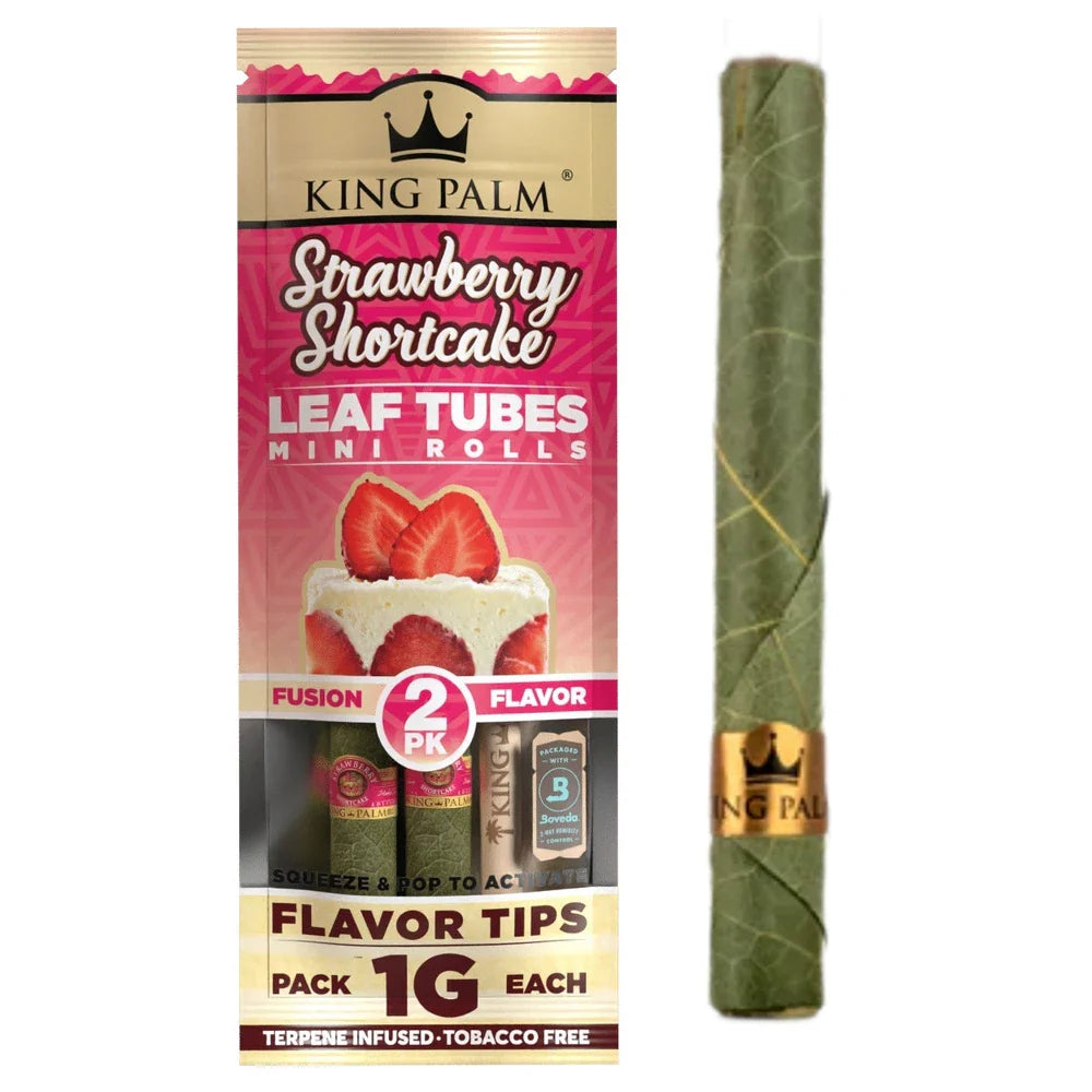 strawberry-shortcake-king-palm leaf blunt wrap
